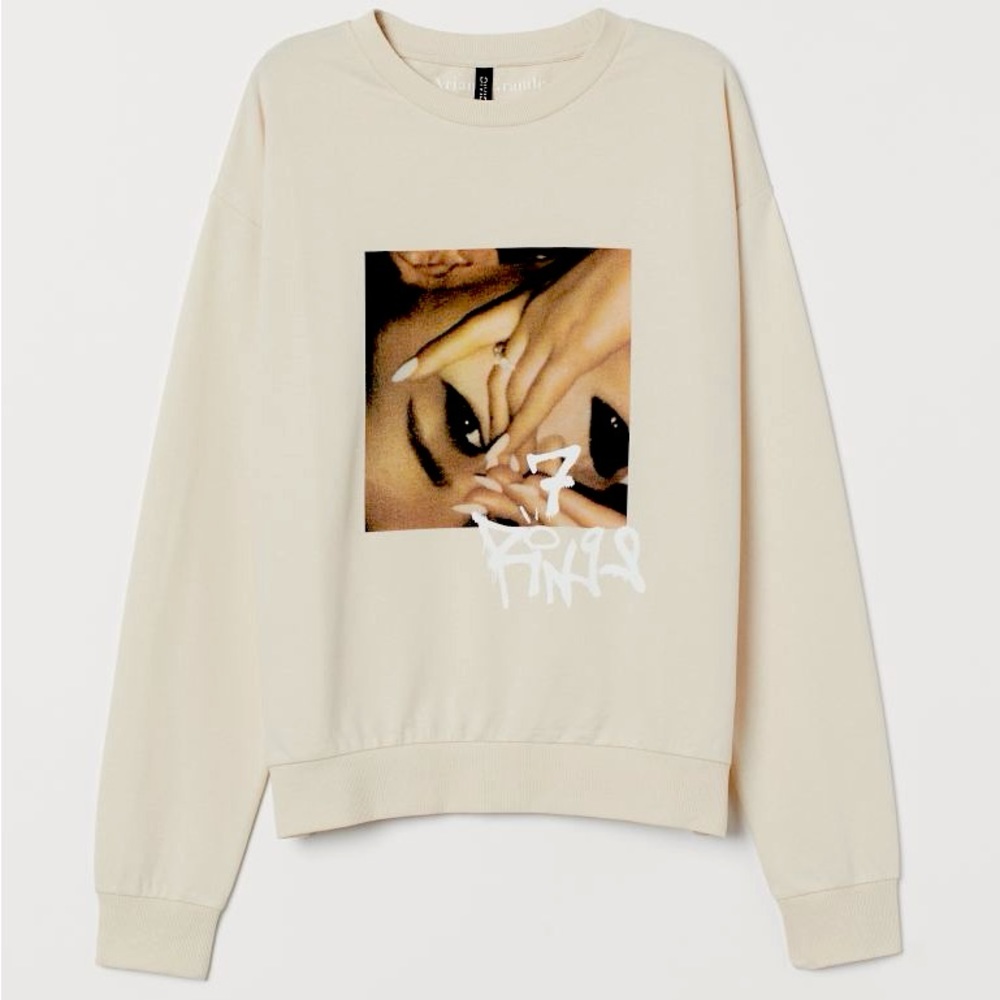 Ariana Grande - 7 Rings x H&M Sweatshirt (S)